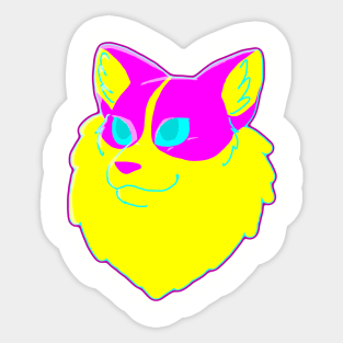 Pansexual Pride Cat Sticker